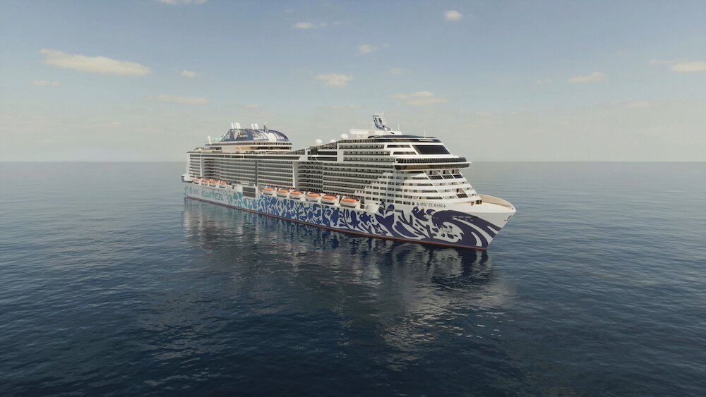 Kreuzfahrt im Wandel: MSC Euribia neues Umwelt-Flaggschiff der Kreuzfahrt MSC Euribia